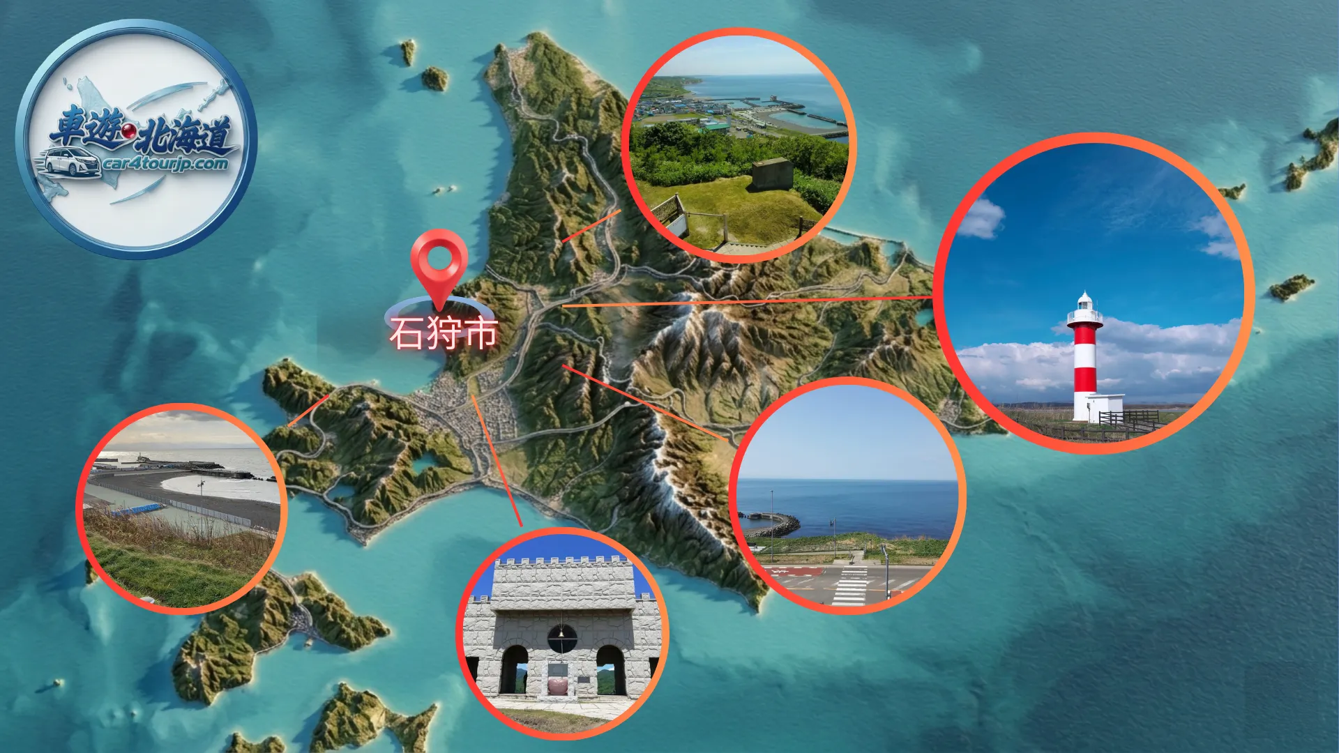 石狩私人包車-石狩燈塔濱茄子之丘公園接送-2026北海道海濱旅遊- 車遊北海道 car4tourjp.com